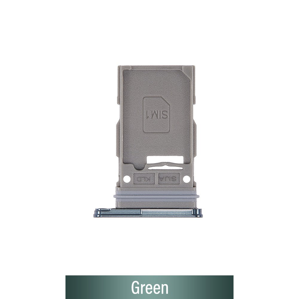 Single SIM Card Tray for Samsung Galaxy S22 S901B / S22 Plus S906B-Green Single SIM Card Tray for Samsung Galaxy S22 S901B / S22 Plus S906B-Green